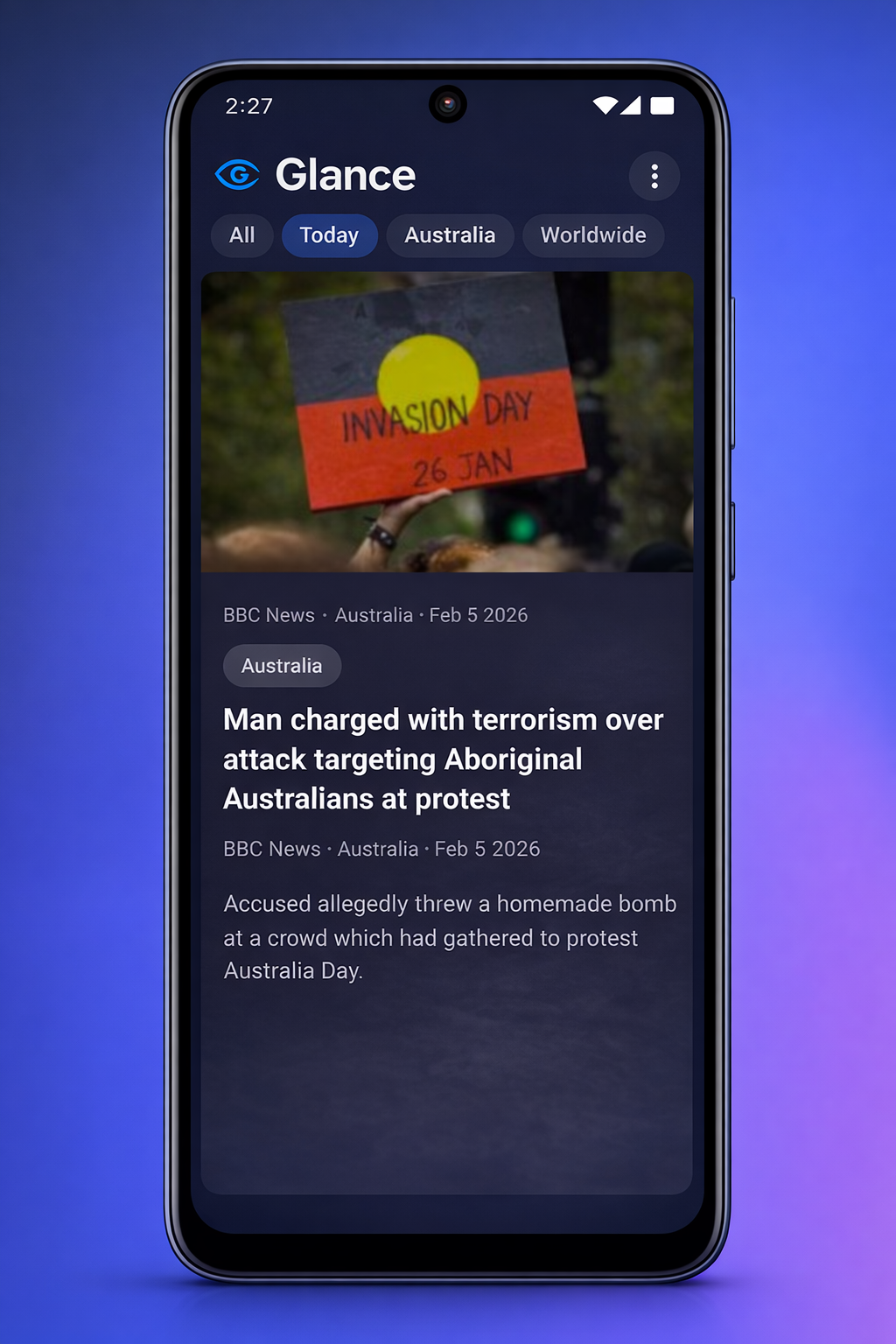 OZbrief app – article