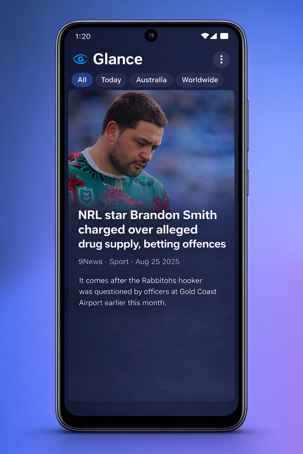 OZbrief app – news feed