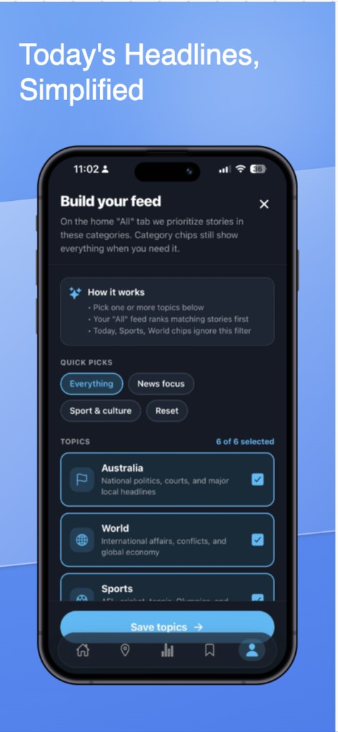 OZbrief — Build your feed